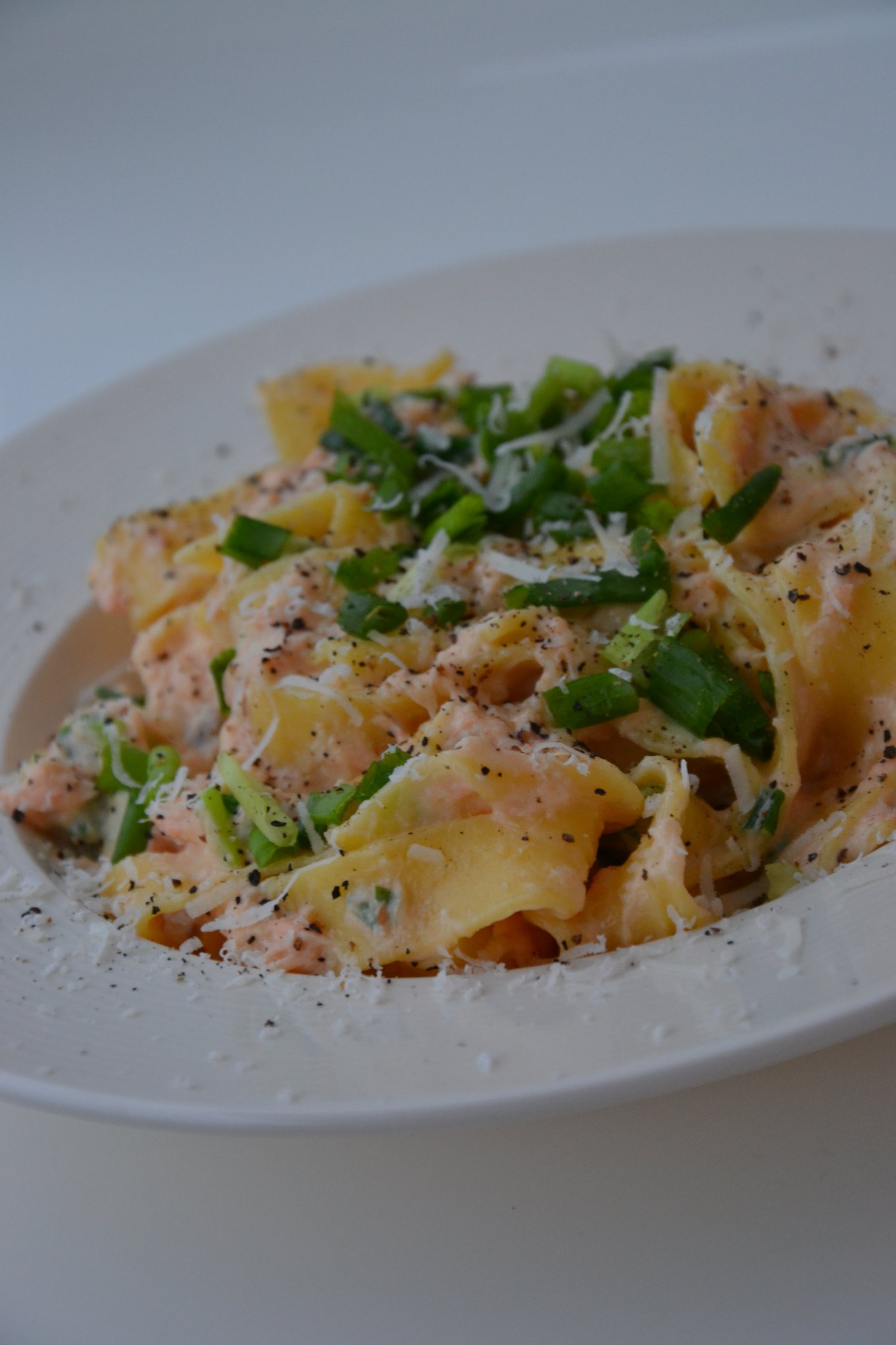 Łososiowa carbonara