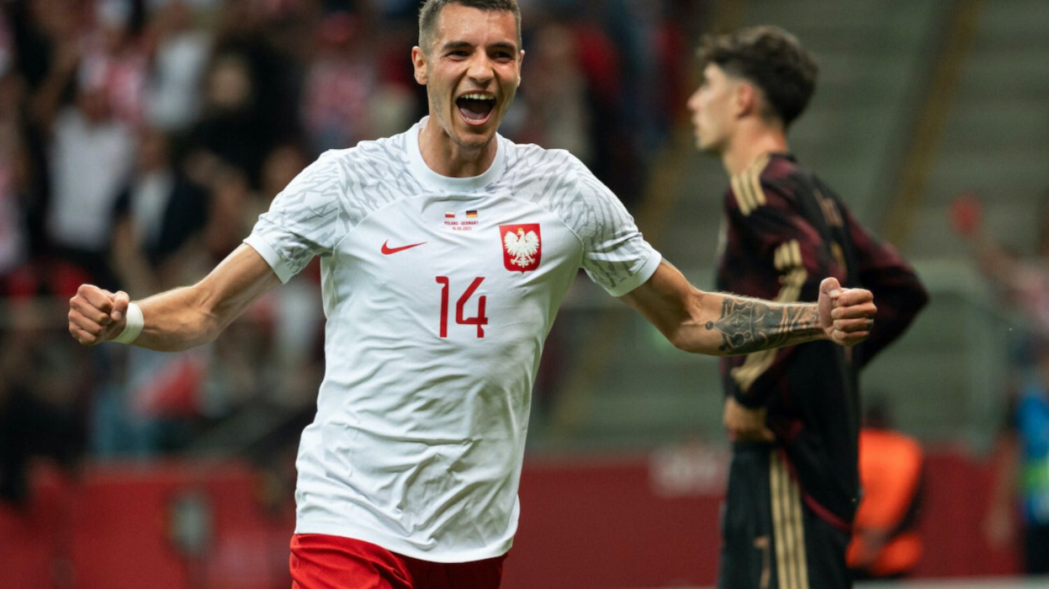 Trwa mecz Polski z Niemcami