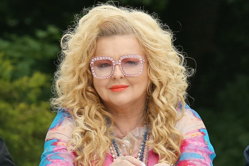 Magda Gessler podczas nagrań do "Kuchennych Rewolucji"