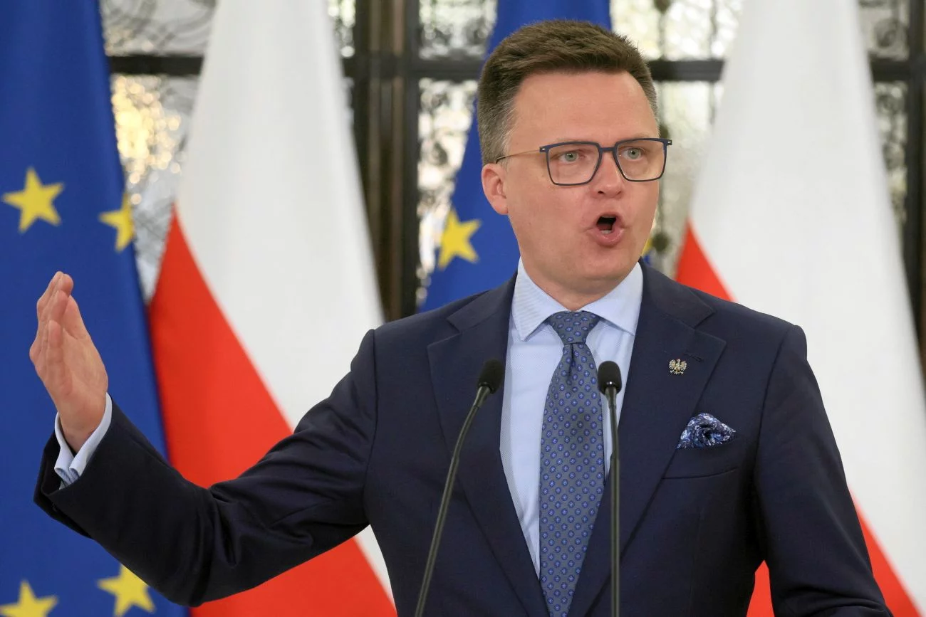 Szymon Hołownia przestrzega przed Nawrockim Szymon Hołownia przestrzega przed Nawrockim