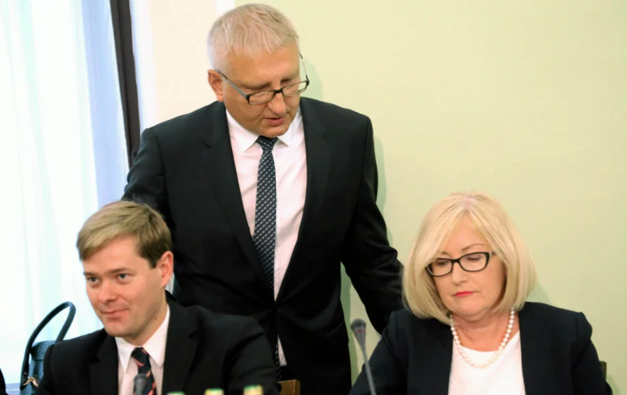 Stanisław Pięta podczas posiedzenia komisji ds. Amber Gold.