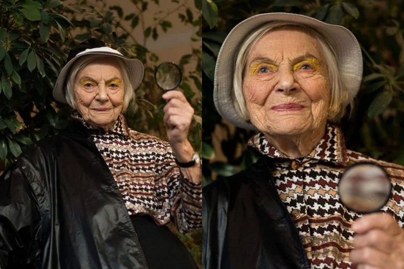 Pani Janeczka, mieszkanka domu opieki w obiektywie Aleksandy Benet