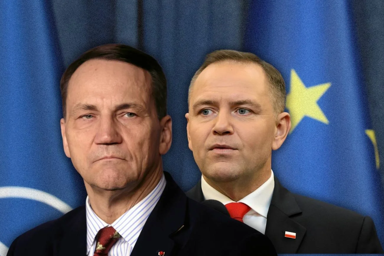 Spięcie na linii MSZ–Pałac Prezydencki. "Im szybciej się pogodzi tym lepiej". Sikorski i Nawrocki w USA. Spięcie na linii MSZ-Pałac Prezydencki w sieci.