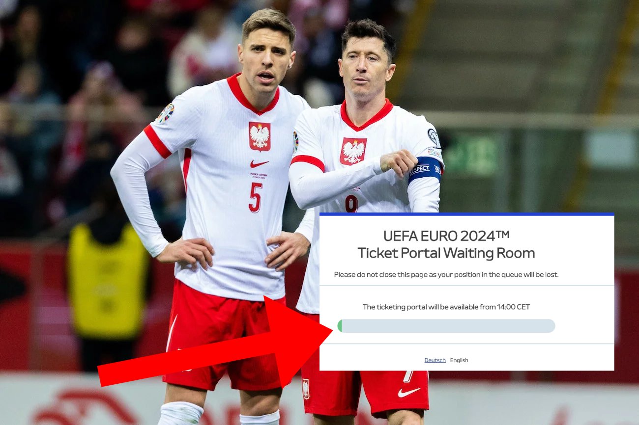 Bilety na Euro 2024 na mecze Polski - ruszyła sprzedaż, ale są problemy.