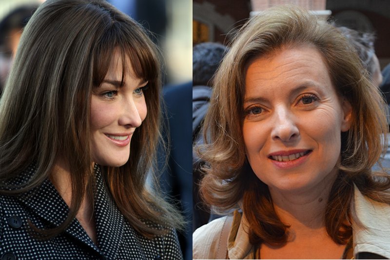 Carla Bruni, Valerie Trierweiler