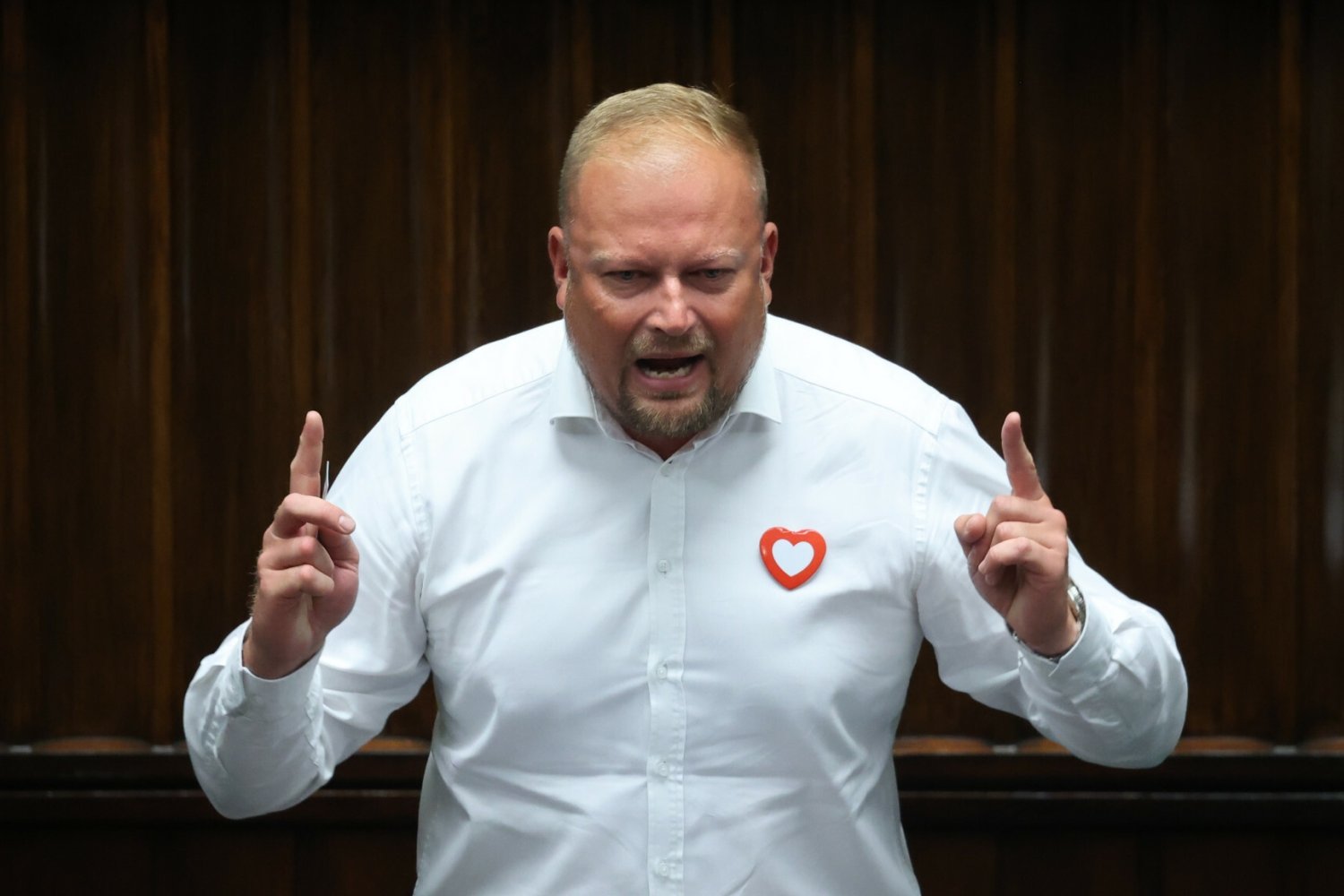 "Jako ojciec chrzestny dziecka poczętego z in vitro". Mocne słowa posła KO.