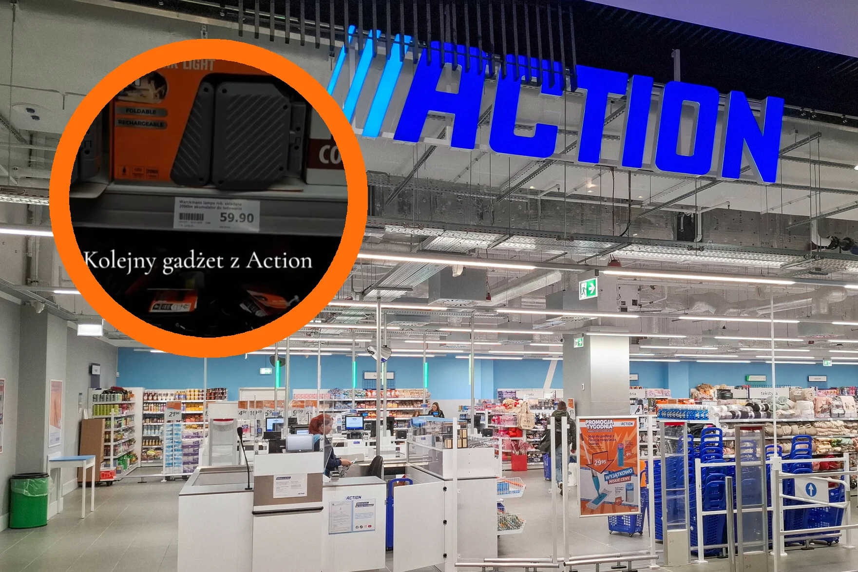 Ta lampa z Action to hit TikToka. Do czego się przyda i jak długo świeci? LED-owa lampa robocza Werckmann z Action za 60 zł. Jak mocno świeci i na jak długo starcza?