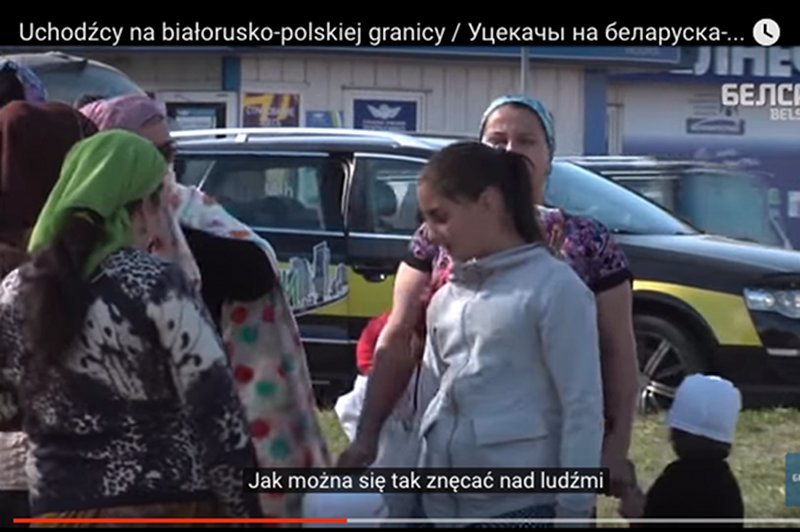 Wbrew prawu, szukający pomocy w Polsce są systematycznie odsyłani przez Straż Graniczną. Zdesperowani demonstrowali na białorusko-polskim przejściu granicznym.