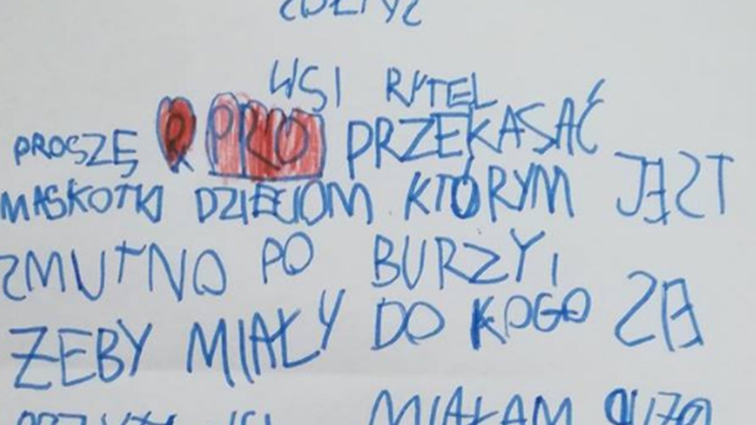 Taki list dotarł do sołtysa Rytla.