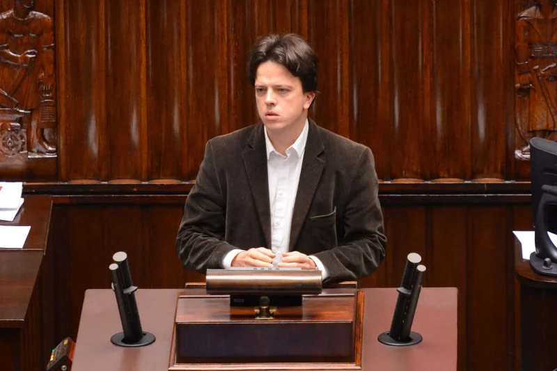 Poseł Tomasz Głogowski.