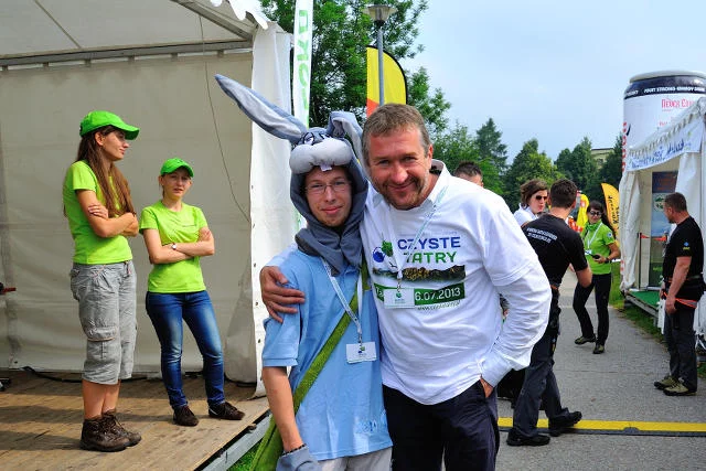 Akcja "Czyste Tatry organizowana przez Stowarzyszenie "Czysta Polska", którego prezesem jest Rafał Sonik