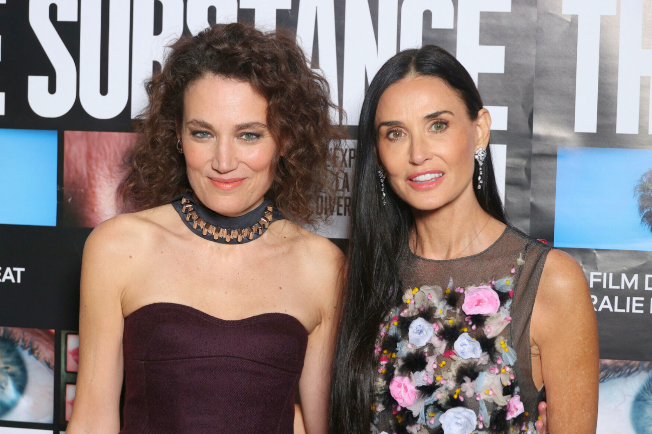 Coralie Fargeat wycofała swój film "Substancja" z festiwalu Camerimage. Na zdjęciu z Demi Moore Reżyserka "Substancji" Coralie Fargeat wycofała swój udział z festiwalu Camerimage. Na zdjęciu z Demi Moore