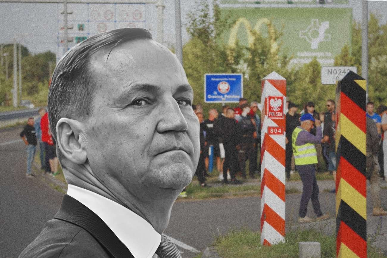 Rośnie napięcie na granicy z Niemcami. Sikorski: Spodziewam się twardych decyzji