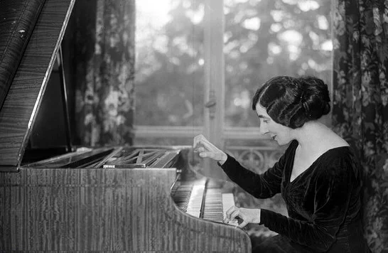 Wanda Landowska - słynna polska klawesynistka.