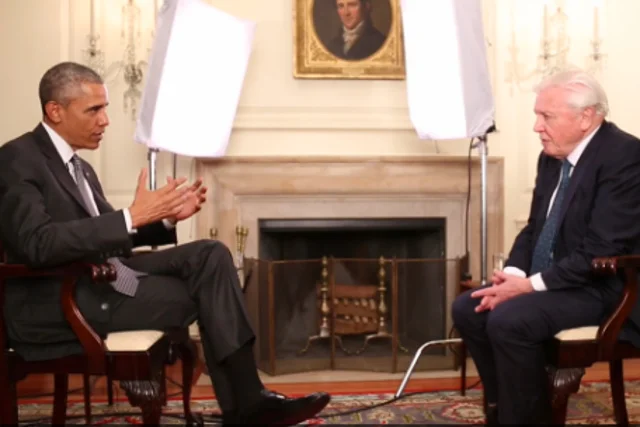 Sir David Attenborough odpowiadał na pytania Baracka Obamy