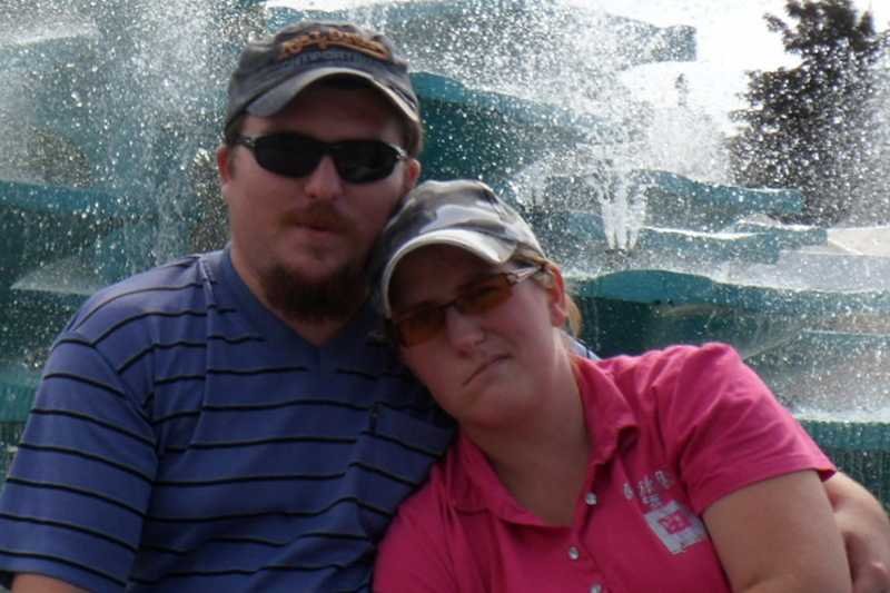 Katarzyna Matuszewska z mężem.