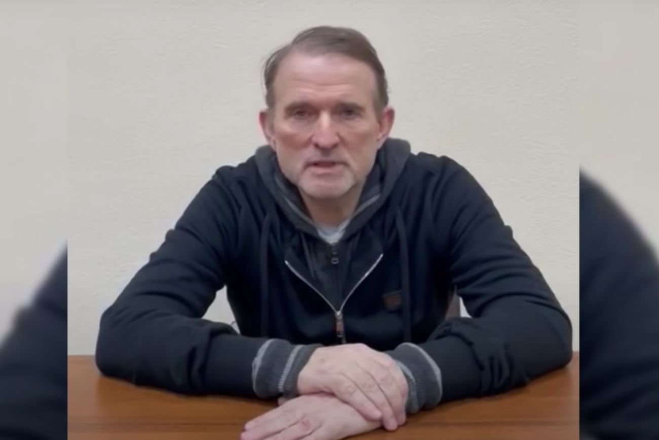 Wiktor Medwedczuk zwrócił się w nagraniu do prezydenta Rosji Władimira Putina i prezydenta Ukrainy Wołodymyra Zełenskiego.