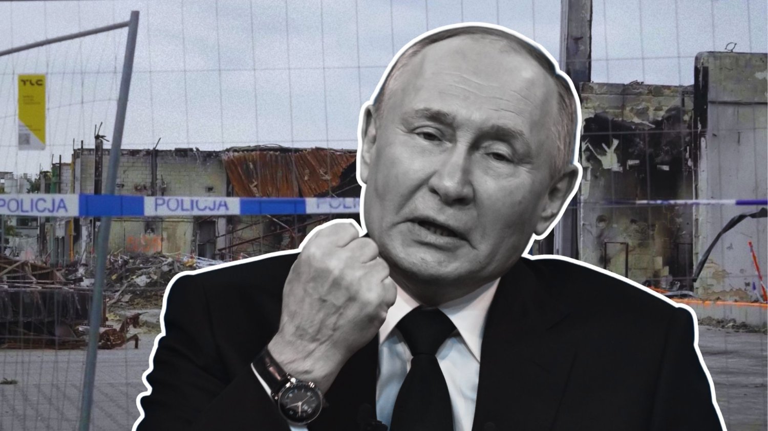 Marywilska i OBI płonęły na rozkaz Kremla. Na pierwszym planie Władimir Putin