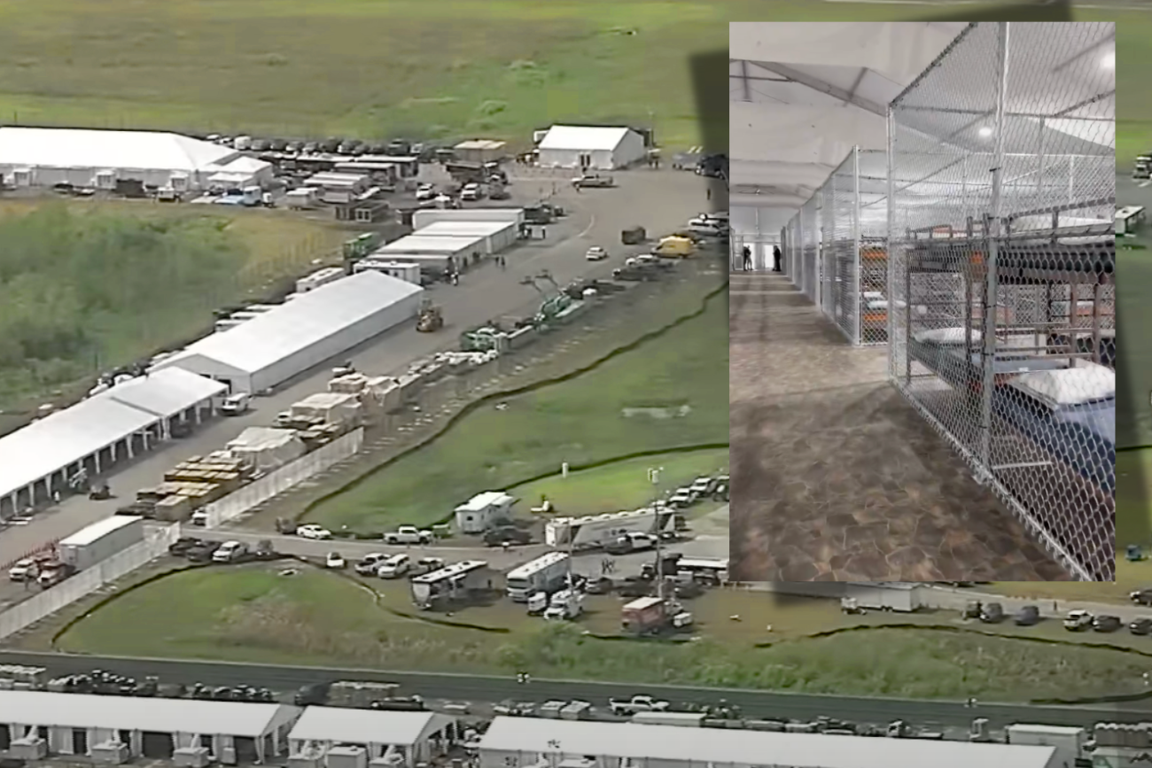 "I have no words of outrage. It&#39;s terrible." They gave immigrants an "alligator Alcatraz"