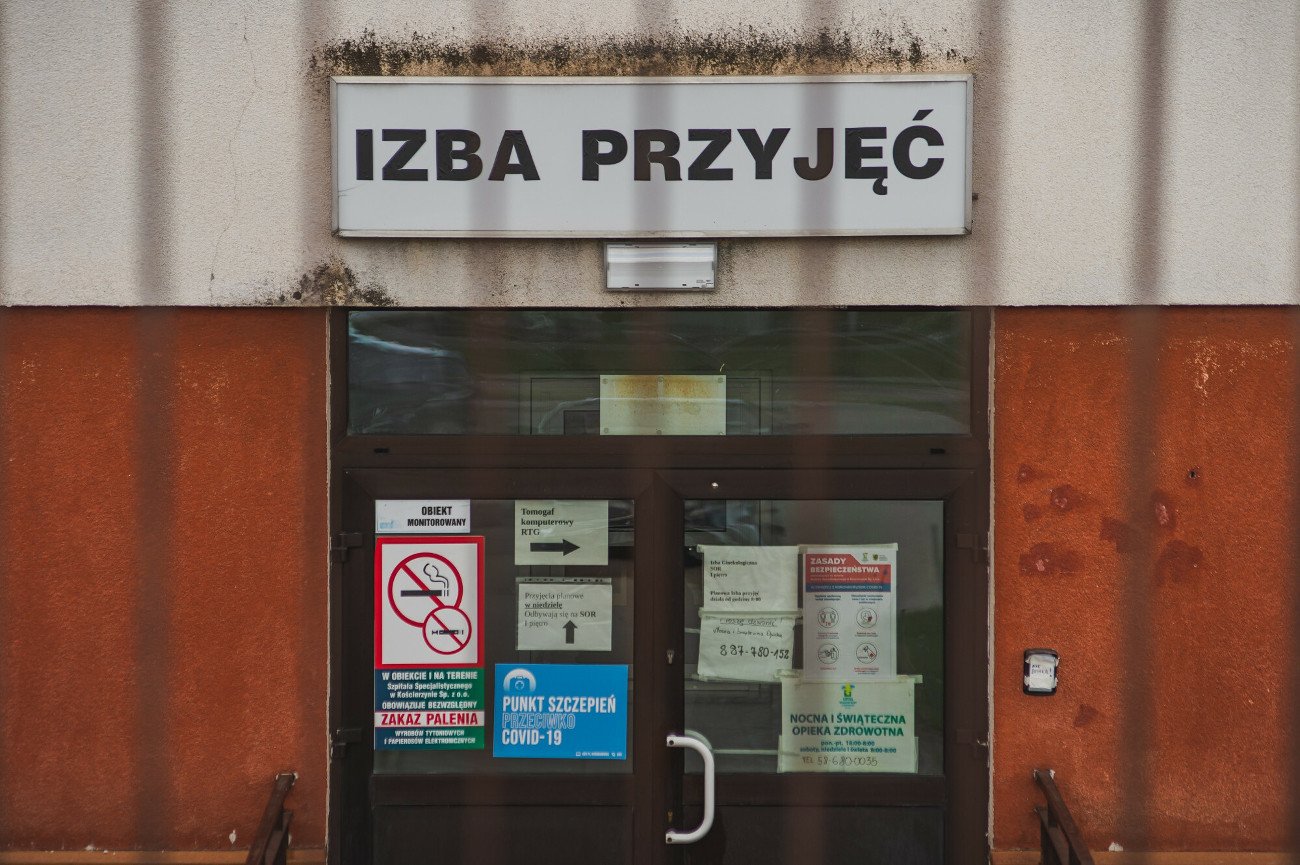 Szpital w Kościerzynie, Izba Przyjęć.