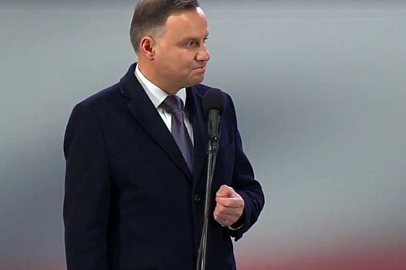 Andrzej Duda wygłosił podniosłe przemówienie w dziewiątą rocznicę katastrofy smoleńskiej.