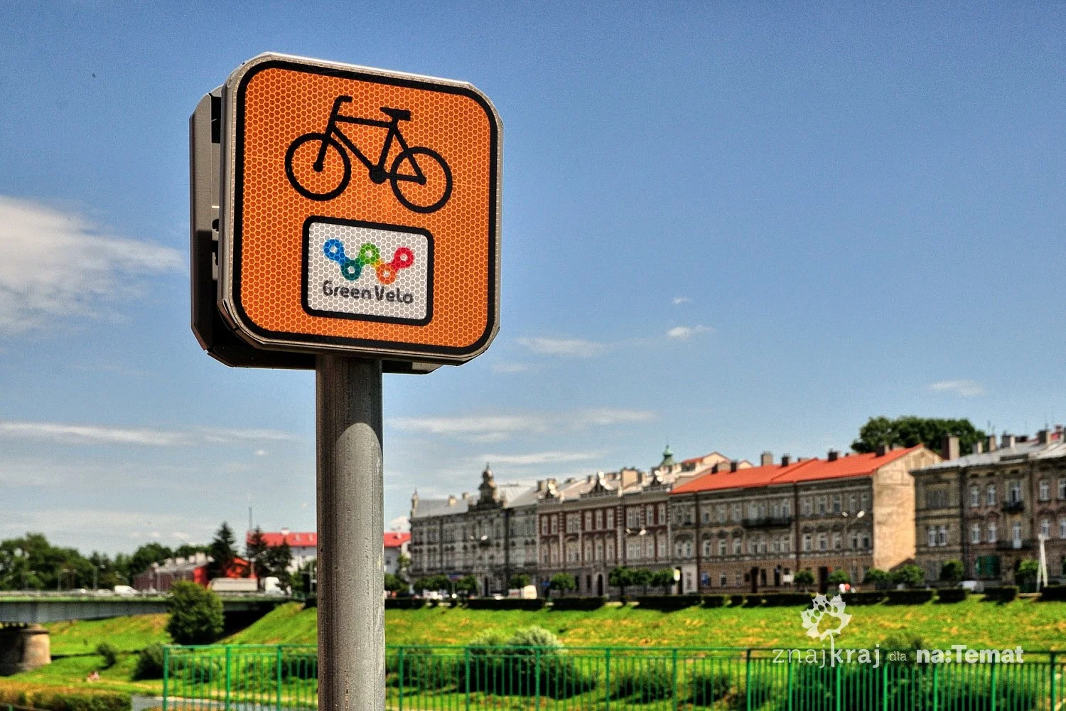 Znak Green Velo w Przemyślu