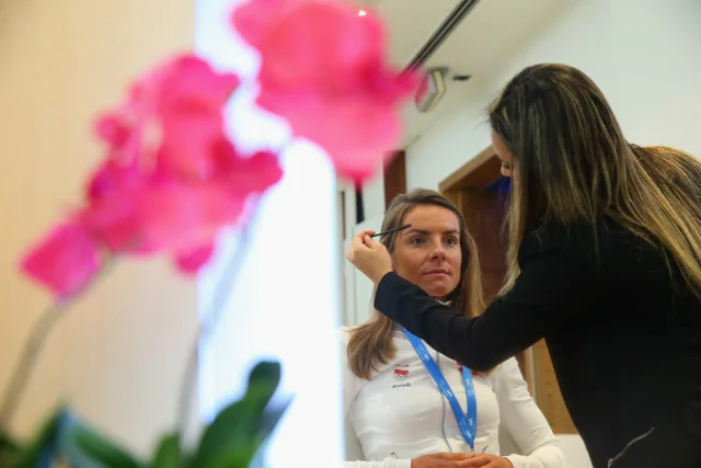Maja Włoszczowska do salonu P&G zaglądała nie tylko „na paznokcie"