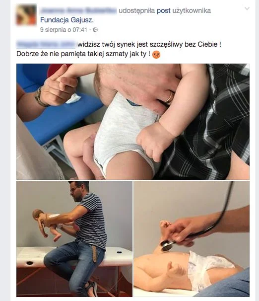 Mały Igor ledwie przeżył.