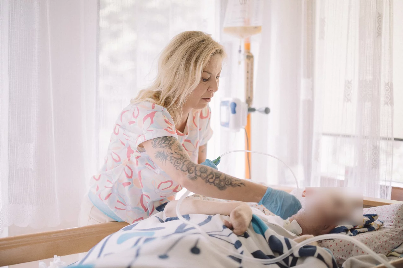 Iza Kęsicka pracuje w hospicjum domowym