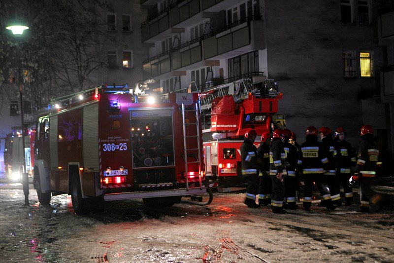 W sylwestrową noc strażacy wyjechali do ponad 1700 interwencji.