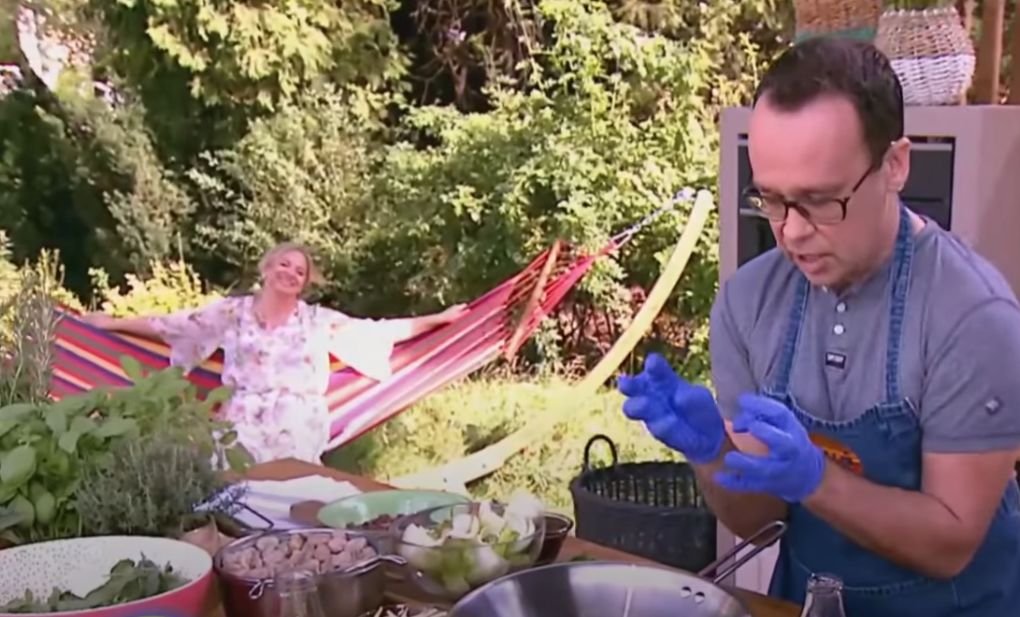 Marzena Rogalska spadła z hamaka na planie "PnŚ".