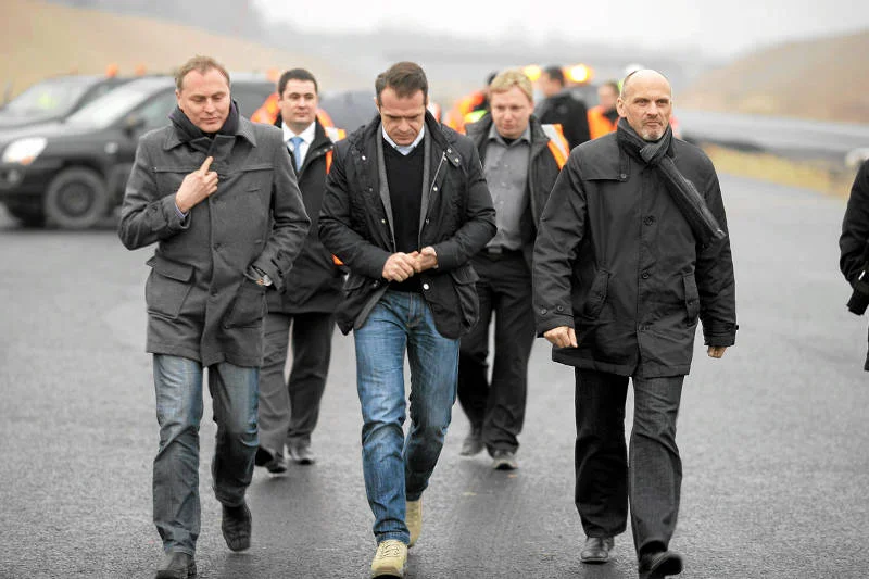 Sławomir Nowak z gospodarską wizytą na węźle Konotopa
