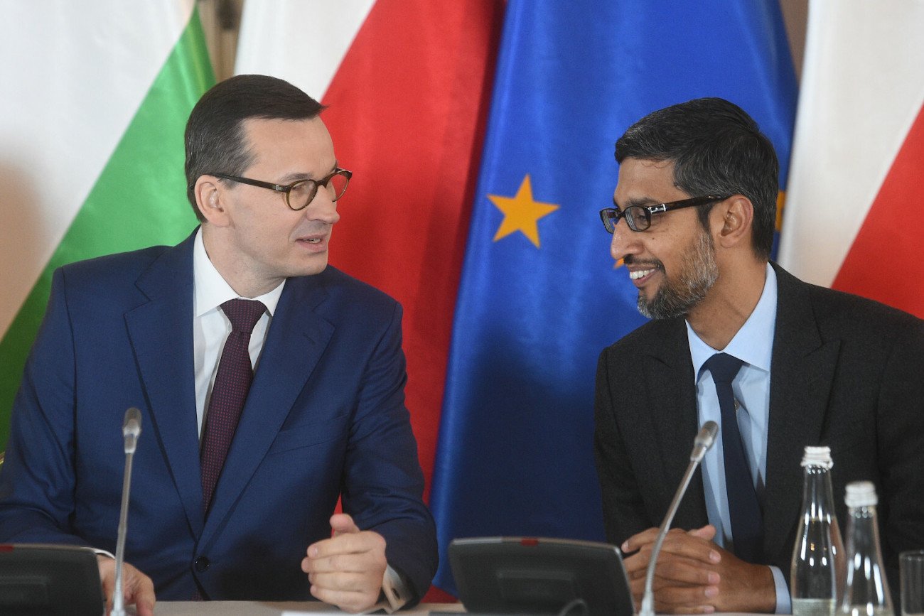 Mateusz Morawiecki spotka się w Warszawie z prezesem zarządu Google i Alphabet Sundarem Pichaiem.