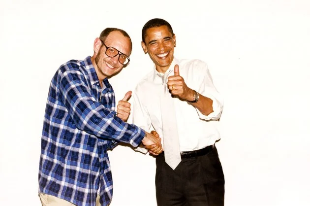 Terry Richardson na sesji z prezydentem Barackiem Obamą