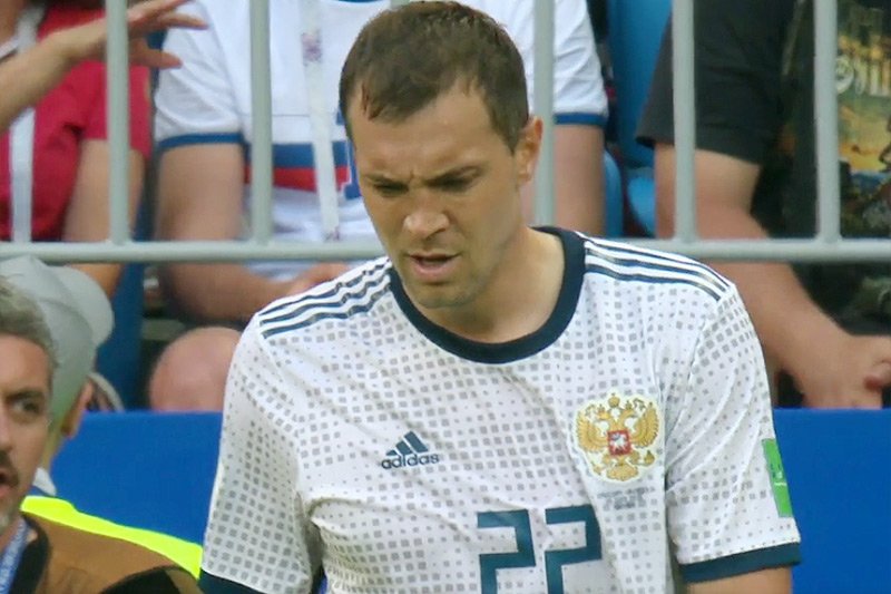 Rosja przegrała z Urugwajem w meczu grupy A