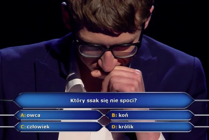Maksymilian Bilewicz stanął przed szansą wygrania miliona złotych.