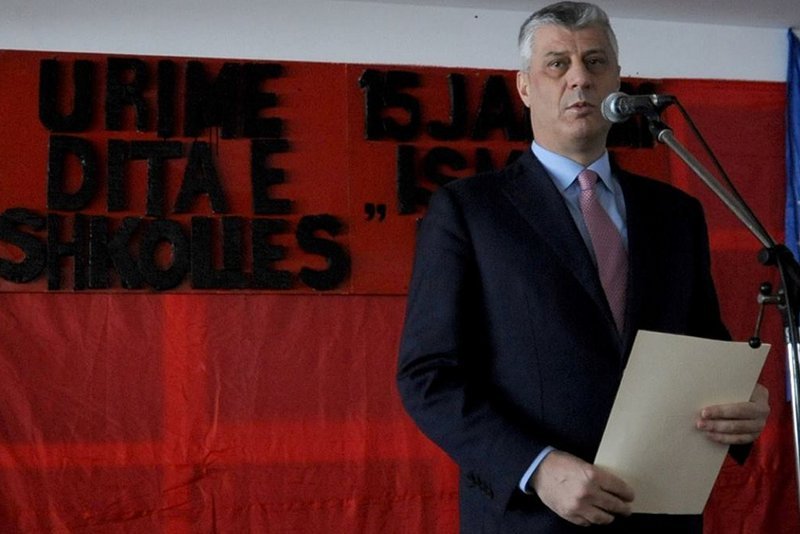 Prezydent Hashim Thaci oskarża Serbię o eskalowanie napięcia na północy Kosowa.