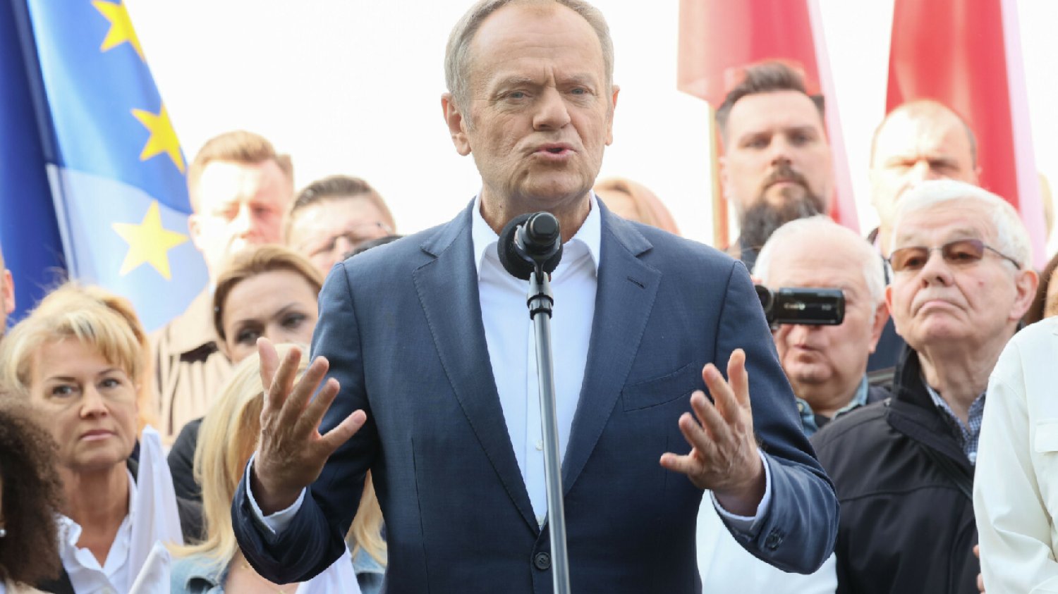 Donald Tusk ostro ws. rakiety pod Bydgoszczą. "Nieodpowiedzialne miernoty".