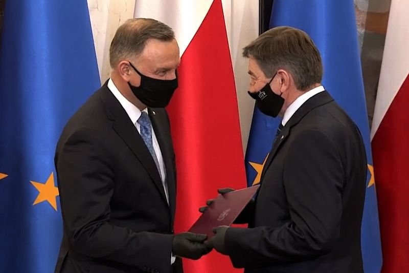 Marek Kuchciński ma nową funkcję. Nominację wręczył mu Andrzej Duda.