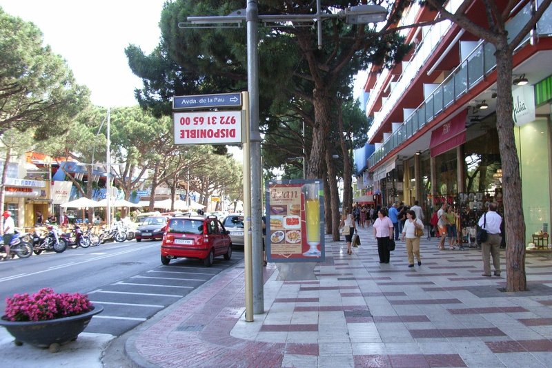 Platja d'Aro na Costa Brava w Hiszpanii – tu flashmob wywołał panikę przed zamachem.