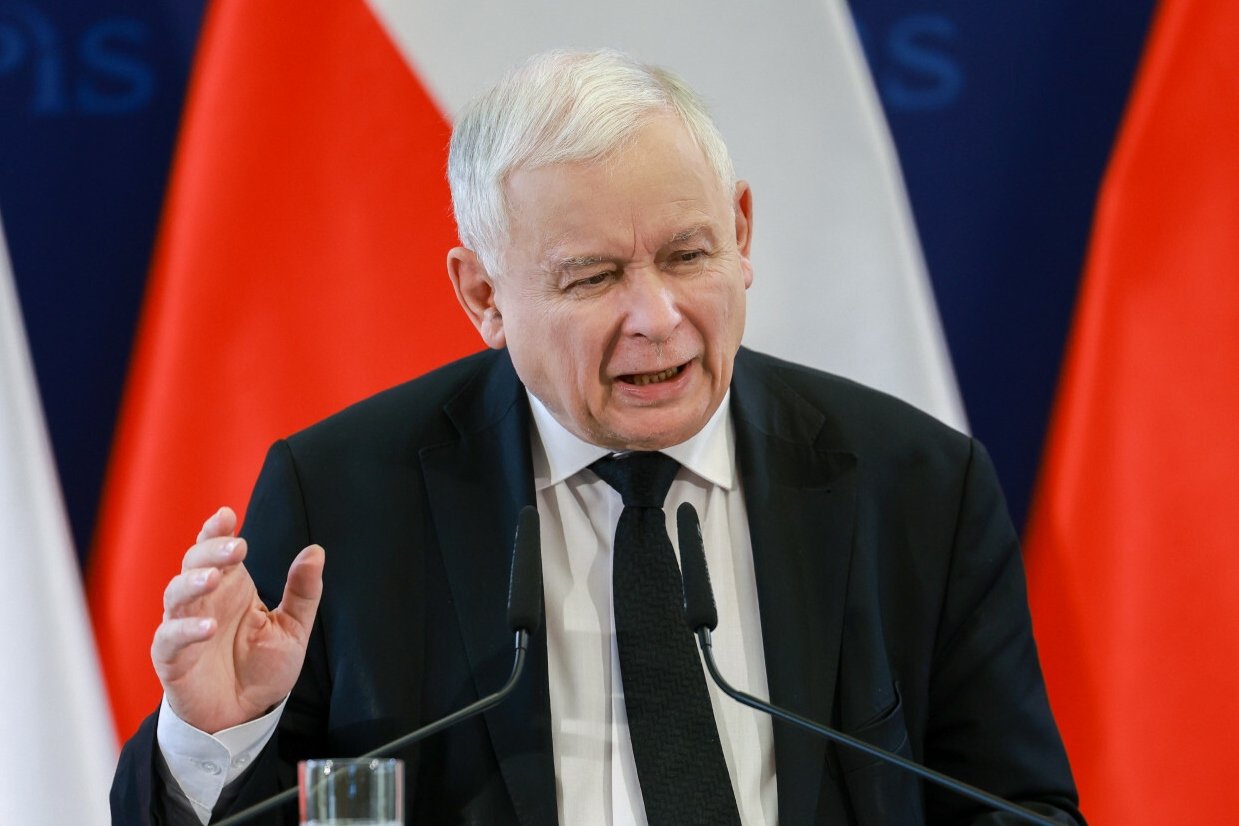 Prezes PiS Jarosław Kaczyński