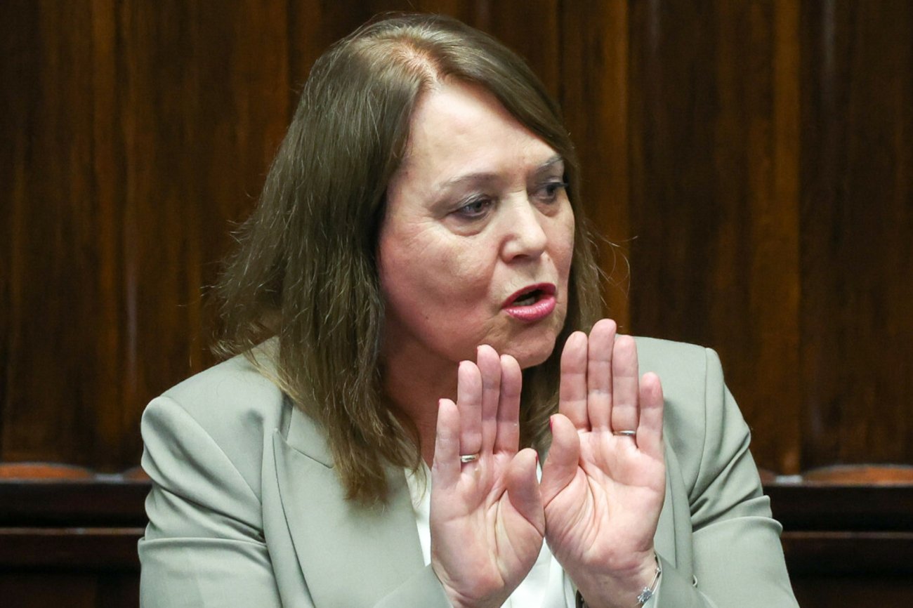 Posłanka PiS Teresa Pamuła uderzyła w Macieja Orłosia.