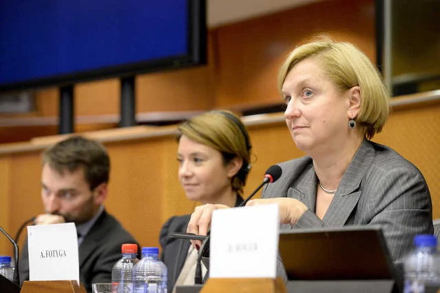 Anna Fotyga w Brukseli.