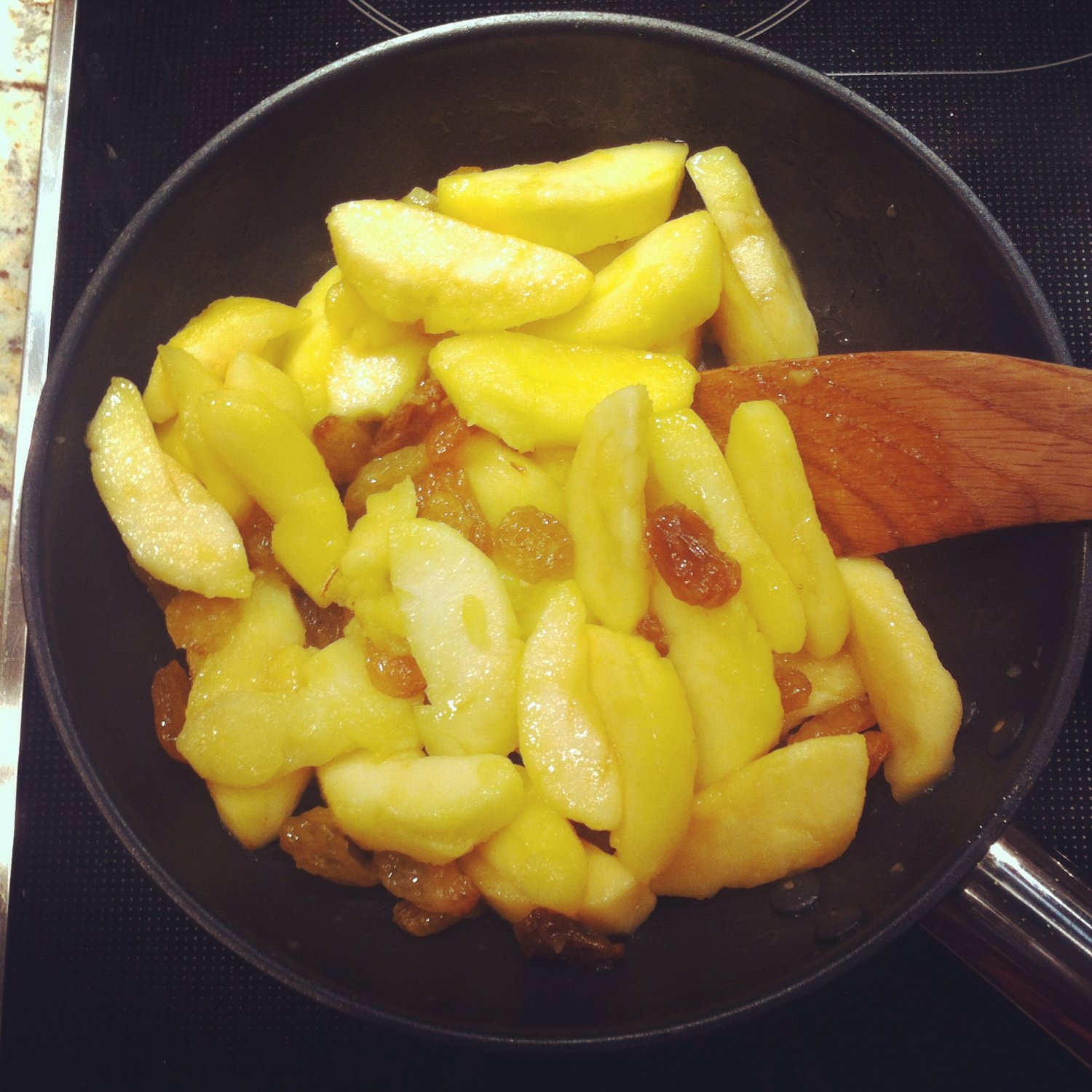 Prażone jabłka do kaszy jaglanej