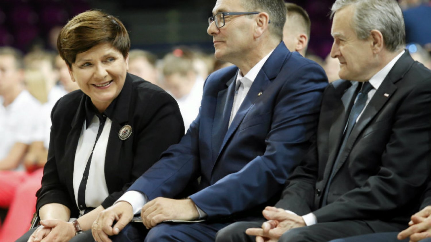 Beata Szydło, Cezary Jurkiewicz - prezes zarządu Polskiej Fundacji Narodowej i minister kultury Piotr Gliński