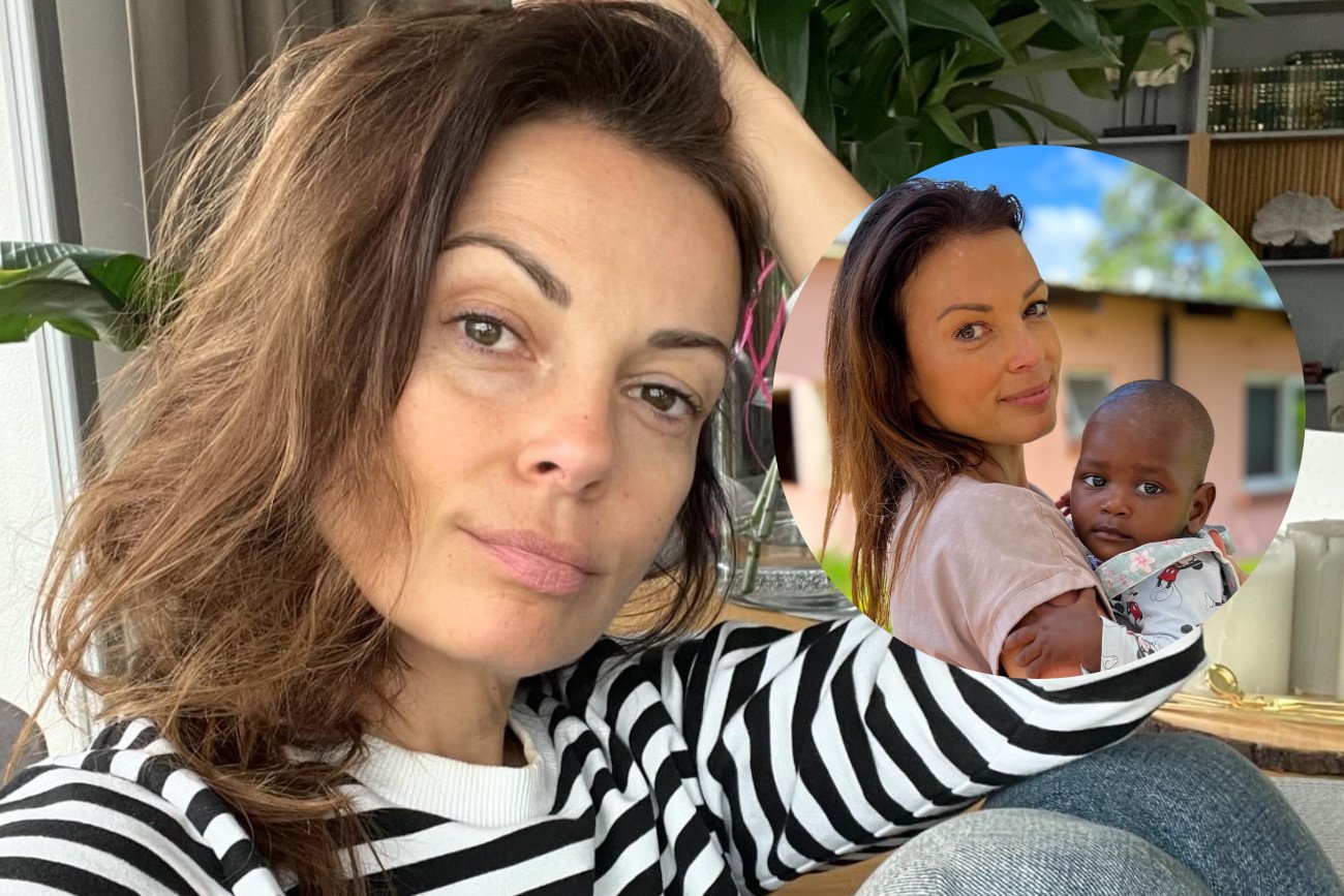 Katarzyna Glinka adoptowała dziewczynkę z Zambii.