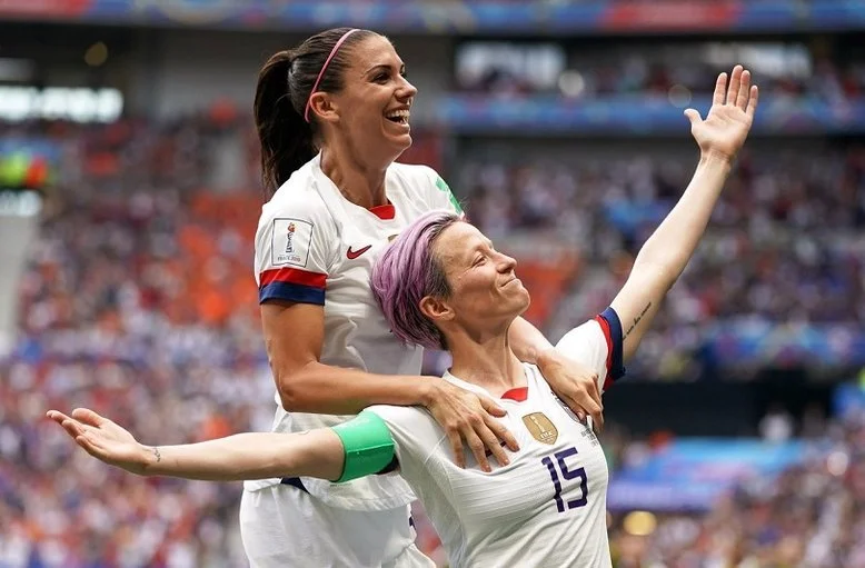 Piłkarka Megan Rapinoe stała się ikoną walczących o równouprawnienie kobiet i osób LGBT.