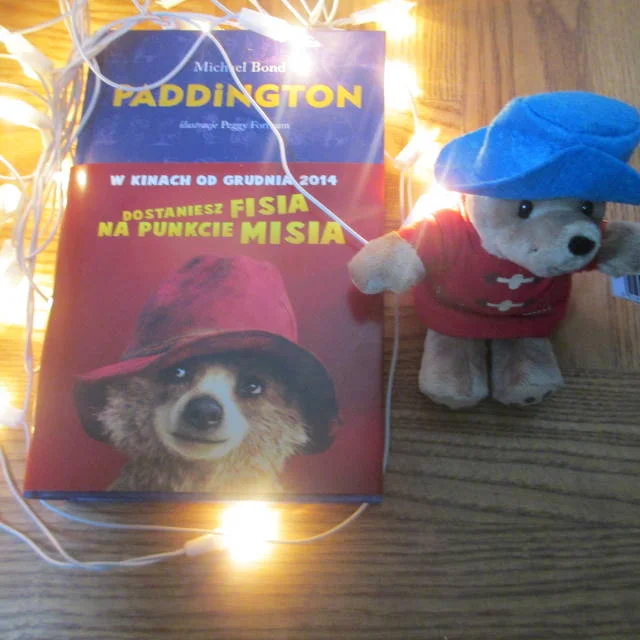 Książka o Misiu Paddingtonie i miś - pluszak we własnej osobie