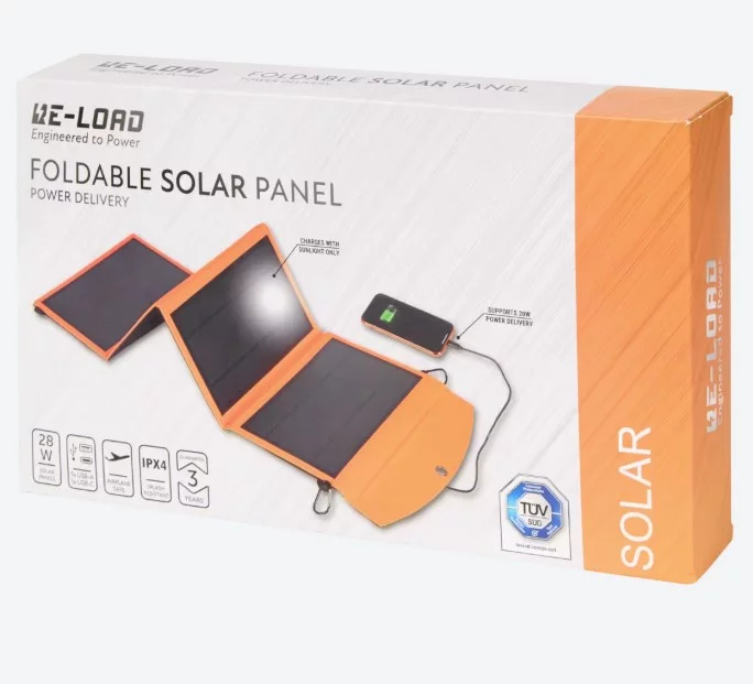 Pudełko z panelem solarnym 