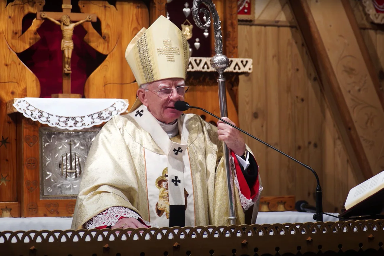 abp Marek Jędraszewski w Sanktuarium św. Antoniego z Padwy na Bystrem w Zakopanem